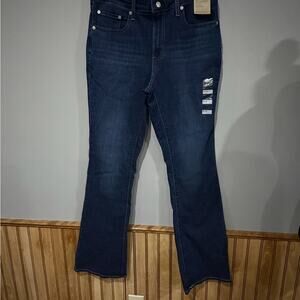 NWT Levi’s 725 High Rise Bootcut Jeans Stellar Stretch Dark Wash 31x32